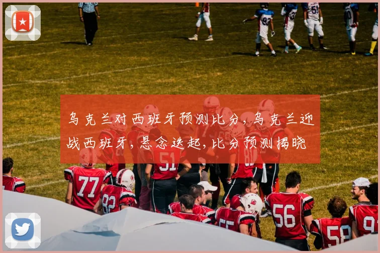 乌克兰对西班牙预测比分,乌克兰迎战西班牙,悬念迭起,比分预测揭晓